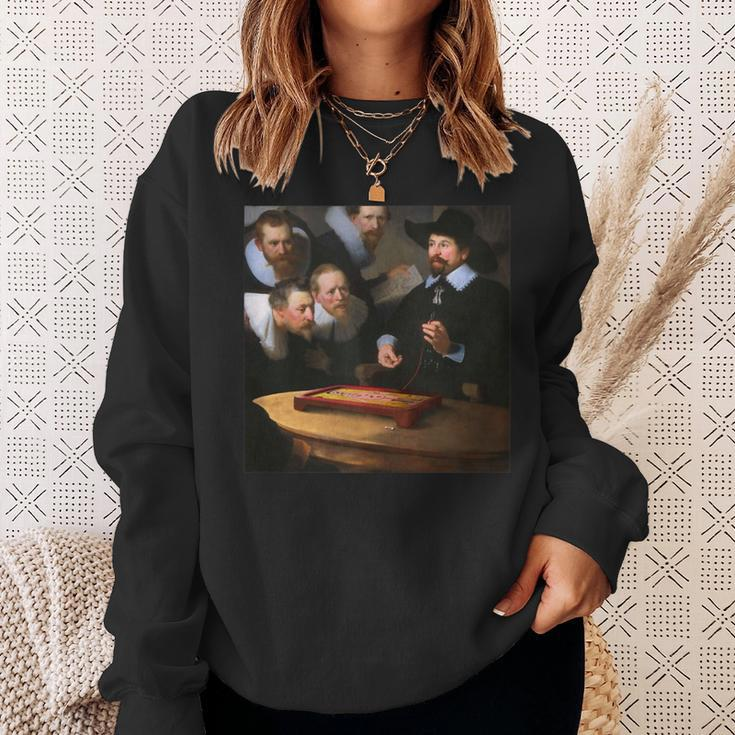 Rembrandt's The Anatomy Lesson Of Dr Tulp Operation Game Sweatshirt Gifts for Her