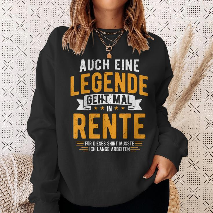 Rentner Auch Eine Legende Geht Mal In Rente 2024 Sweatshirt Geschenke für Sie