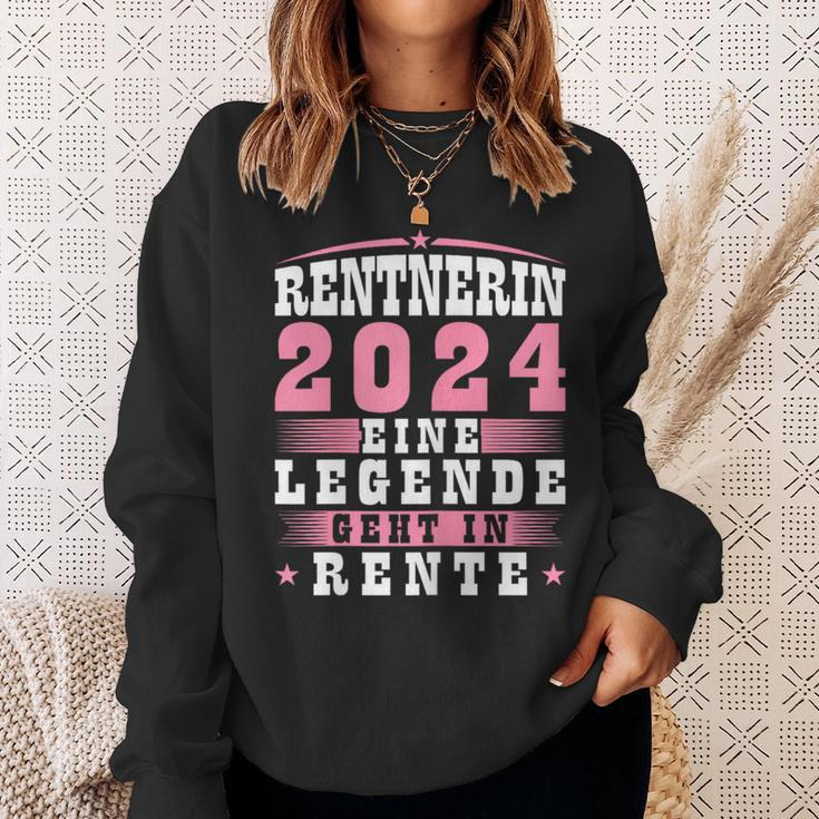 Rentnerin 2024 Eine Legende Geht In Rente Sweatshirt Geschenke für Sie
