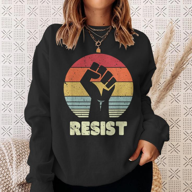 Resist FeministRetro Vintage 70'S Feminism Sweatshirt Gifts for Her