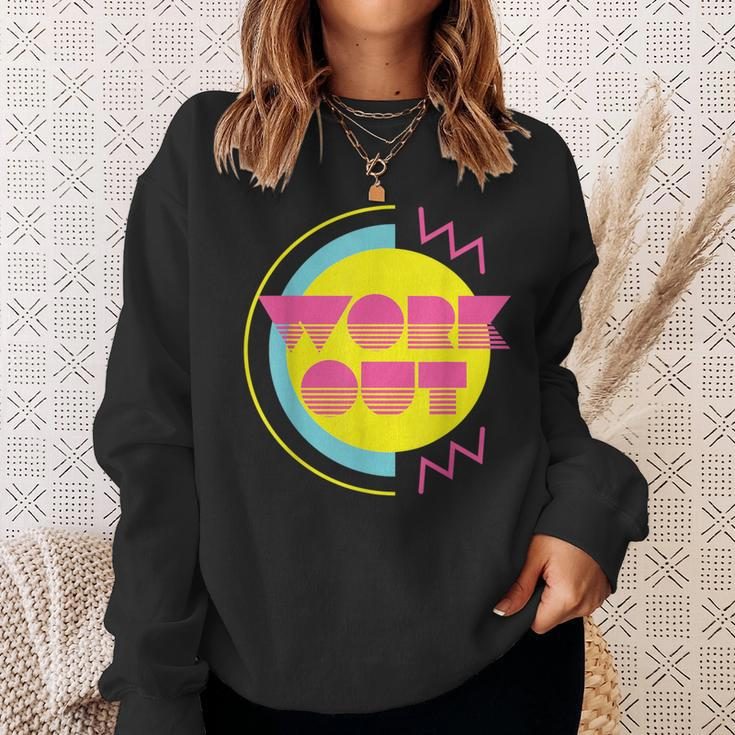 Retro 80S WorkoutVintage 1980S Costume Gym Clothing Sweatshirt Gifts for Her