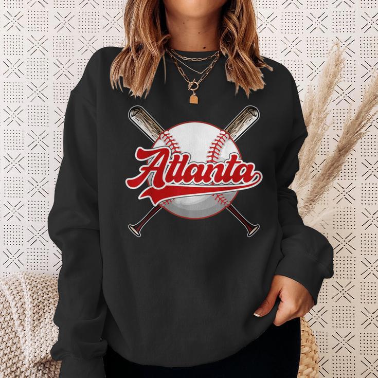 Retro Atlanta Pride Atlanta Strong Im Proud Of Atlanta Sweatshirt Gifts for Her