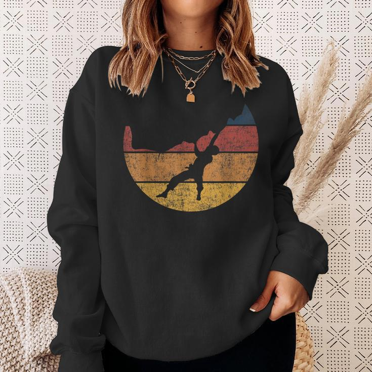 Retro Rock Climbing Vintage Climber Sweatshirt Gifts for Her