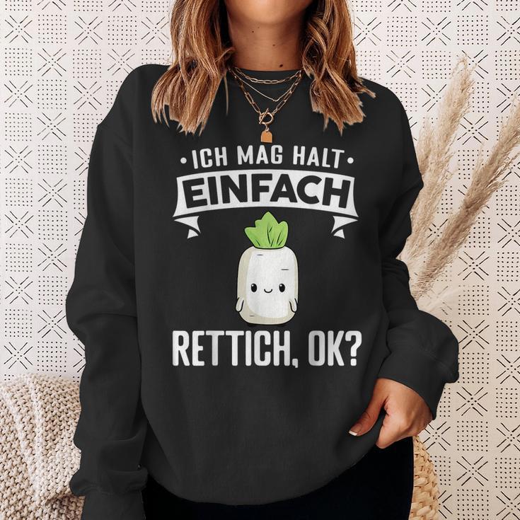 Rettich Ich Mag Halt Einfach Rettich Sweatshirt Geschenke für Sie