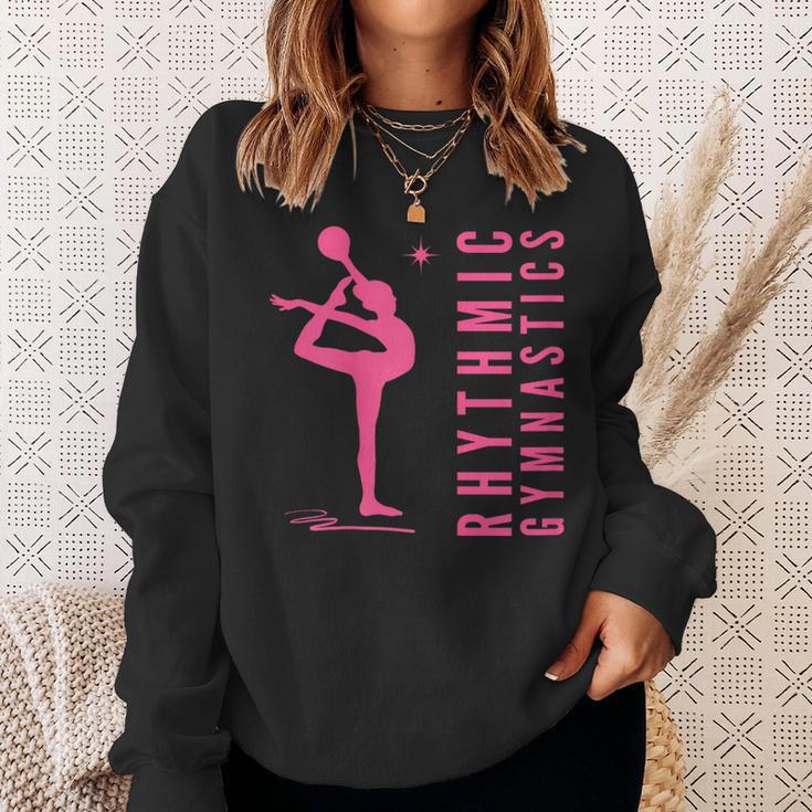 Rhythmische Sportgymnastik Gymnastik Gymnastin Mit Ball Sweatshirt Geschenke für Sie