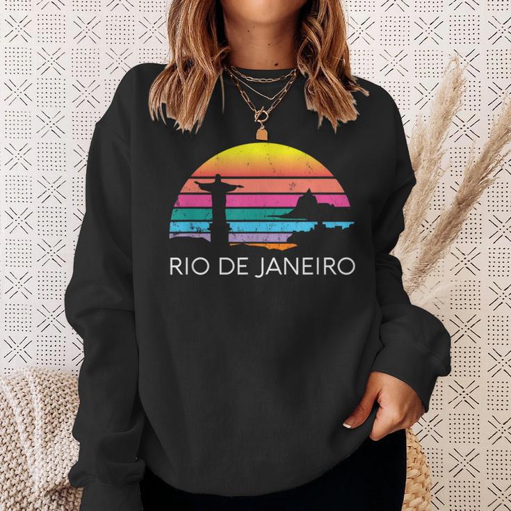 Rio De Janeiro Brazil Beach Surf Ocean Brazilian Island Bay Sweatshirt Gifts for Her