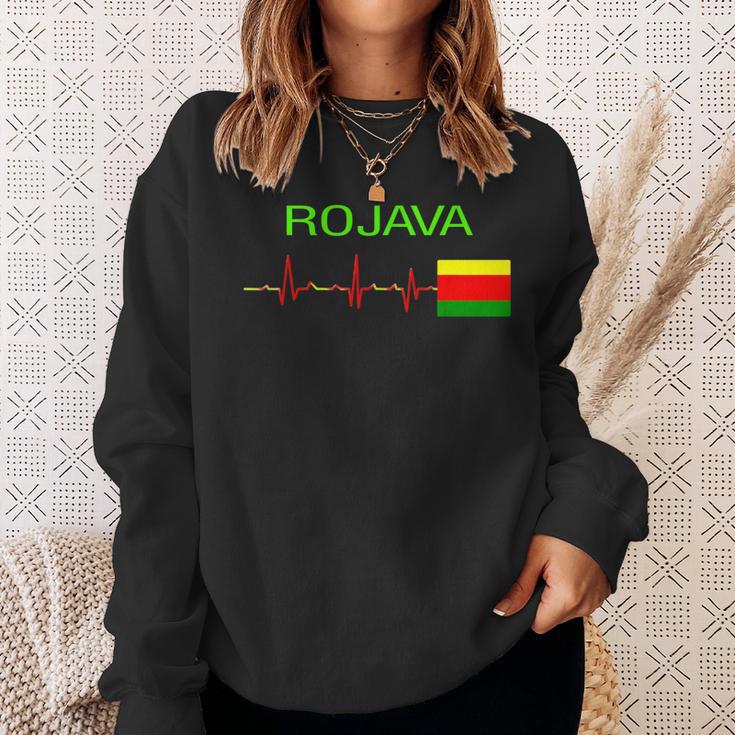 Rojava Kurdistan – Kurdish Flag Sweatshirt Geschenke für Sie