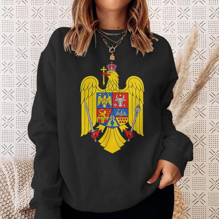 Romania Romania Romanian Eagle Sweatshirt Geschenke für Sie