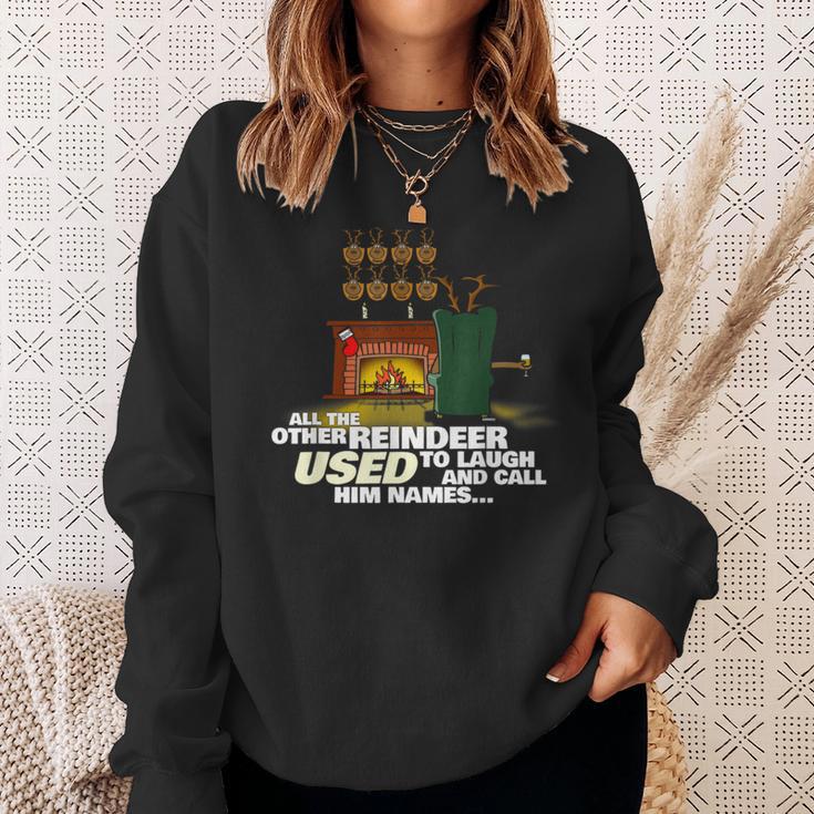 Rudolph The Red Nosed Reindeer Sweatshirt Gifts for Her