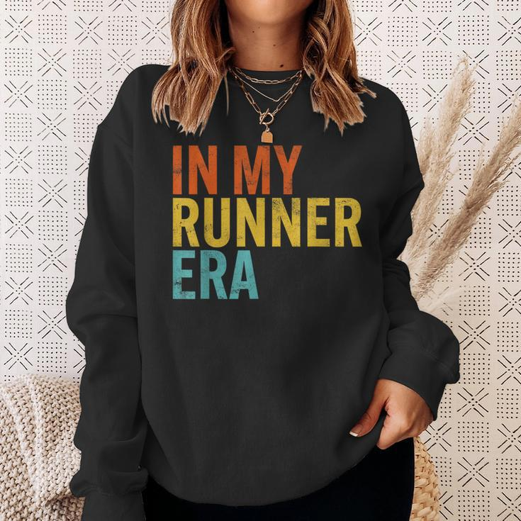 In My Runner Era Running Marathon Fitness Running Dad Sweatshirt Gifts for Her