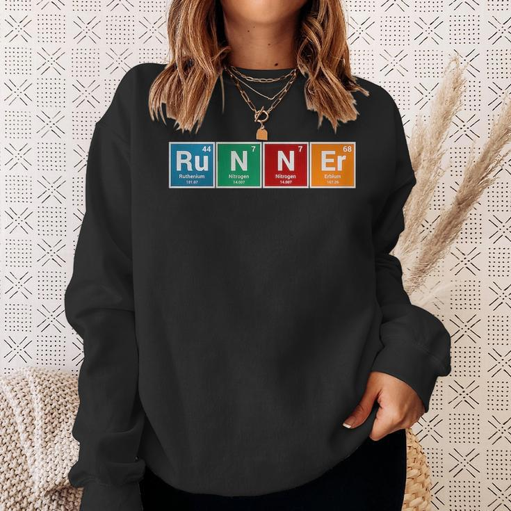 Runners Periodic Table Runner Sweatshirt Gifts for Her