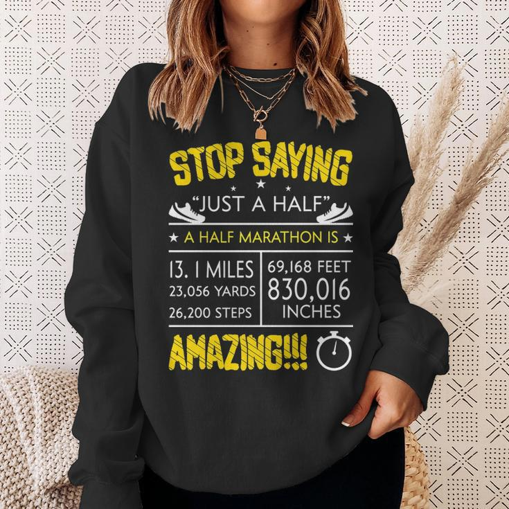 Running Stop Saying Amazing Sweatshirt Gifts for Her