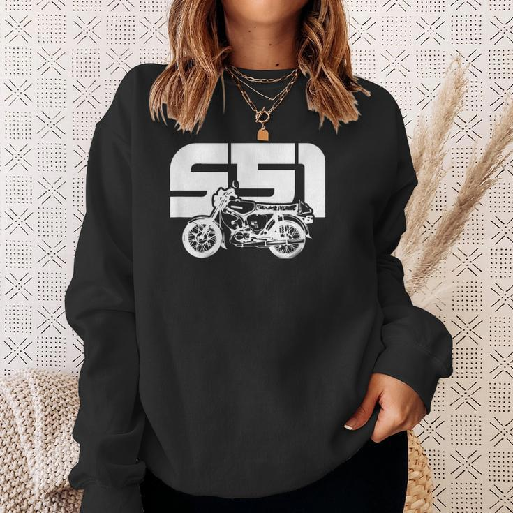 S51 Vintage Moped Simson-S51 Sweatshirt Geschenke für Sie