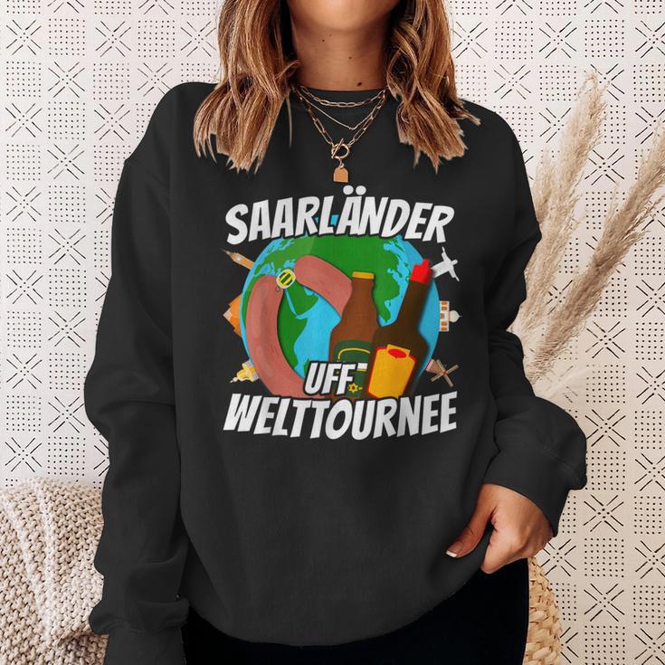 Saarländer Auf Welttournee Saarland Liebe Travel S Sweatshirt Geschenke für Sie