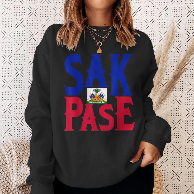 Sak Pase Niedliches Haitian-Creolen-Geschenk Sweatshirt Geschenke für Sie