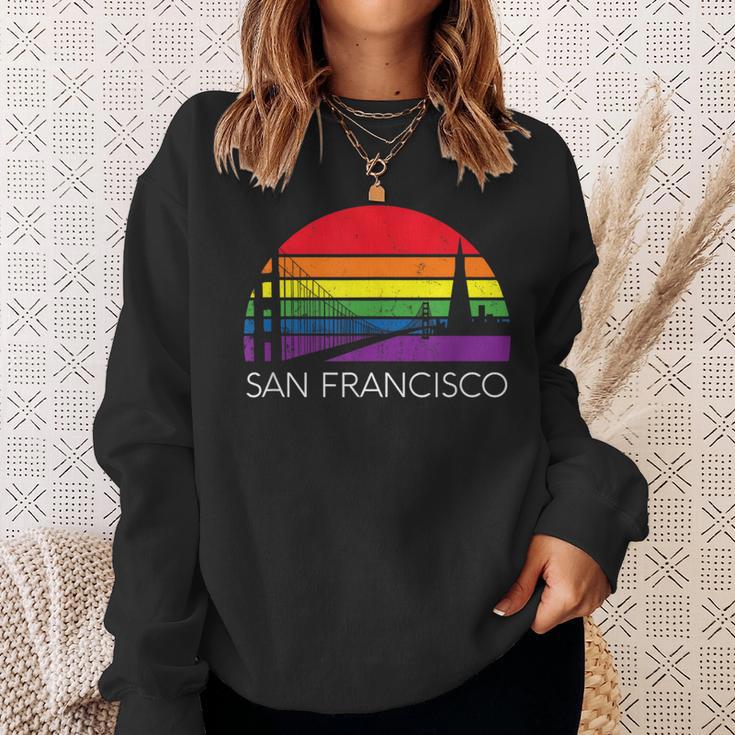 San Francisco Golden Gate Oakland Bay Area Town Tech Pride Sweatshirt Gifts for Her