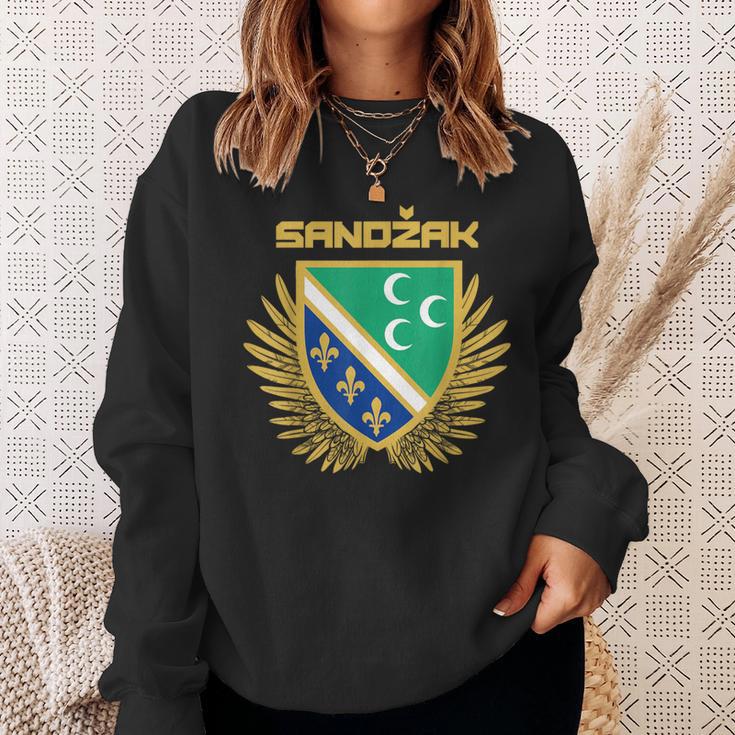 Sandzak Sandzaklija Novi Pazar Flag Sweatshirt Geschenke für Sie