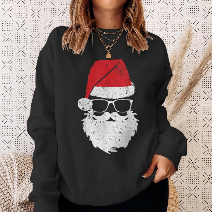 Santa Claus Beard Christmas Family Matching Pajamas Boys Men Sweatshirt Gifts for Her