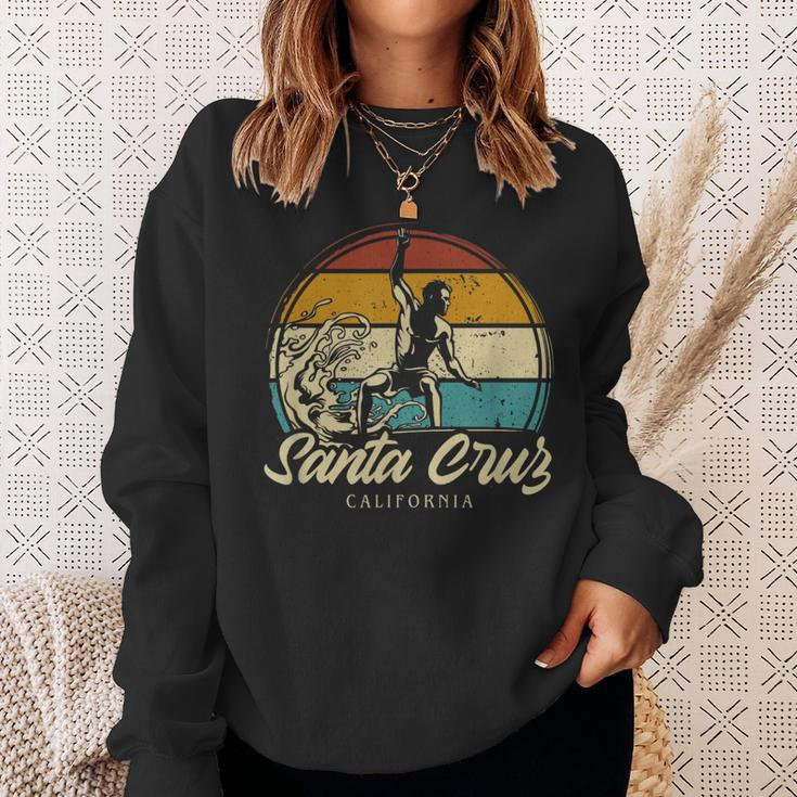 Santa Cruz City California Souvenir Vintage Retro Sweatshirt Geschenke für Sie