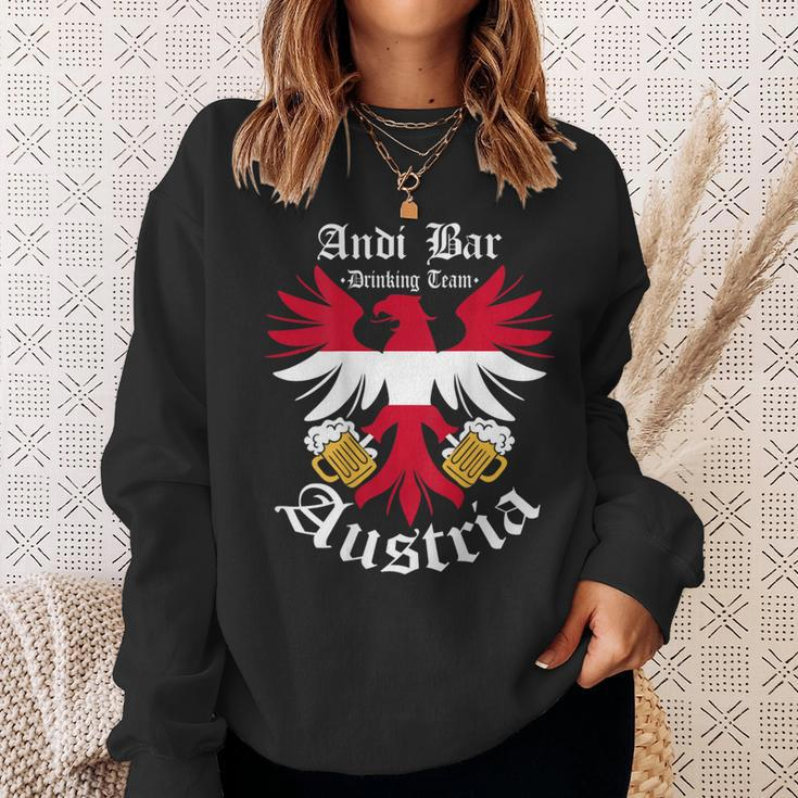 Sauf Austria Drinking Team Andi Bar Sweatshirt Geschenke für Sie