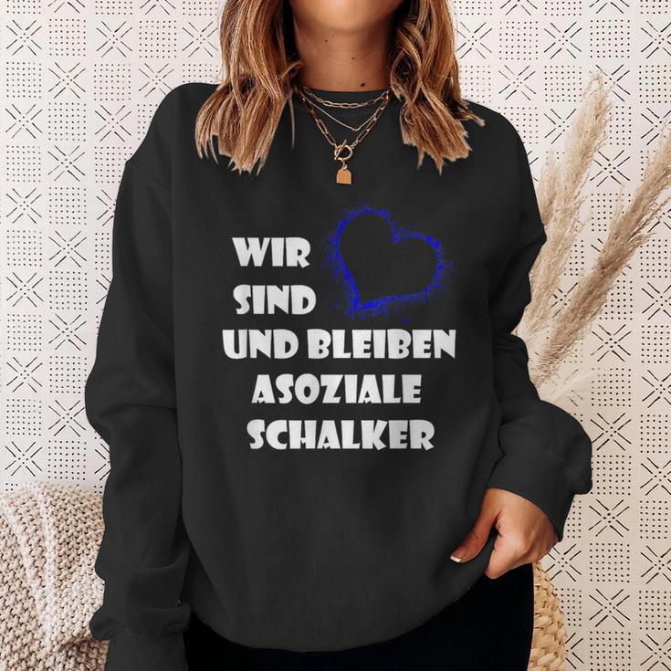 Schalke Fan Gelsenkirchen Football Ruhrpott S Sweatshirt Geschenke für Sie