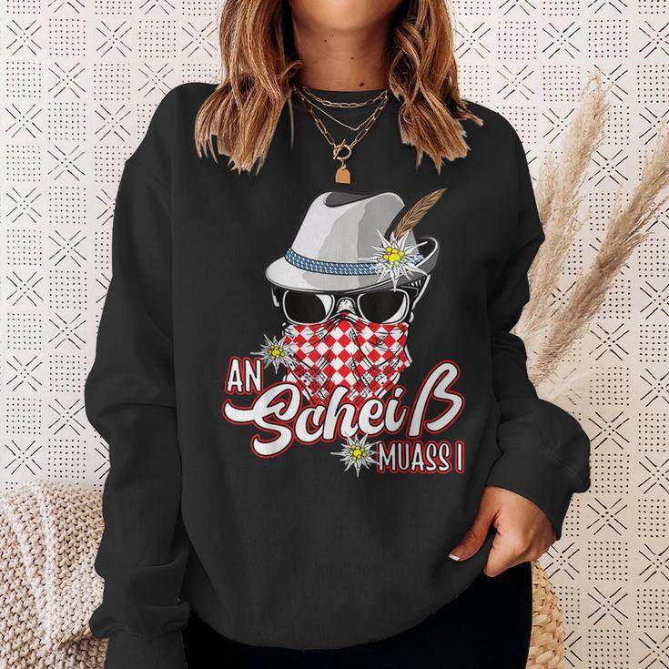 An Scheiss Muas I Hirsch Muass Grantln Bavarian Grantler Sweatshirt Geschenke für Sie