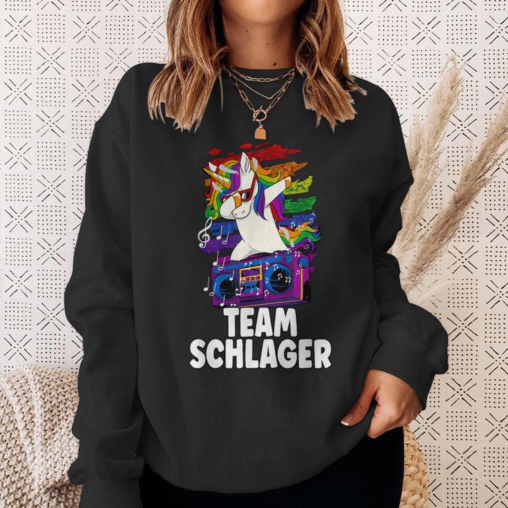 Schlagerparty Team Schlager S Sweatshirt Geschenke für Sie