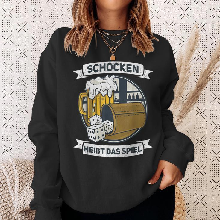 Schocken Heißt Das Spiel Dice Game Puzzle Sweatshirt Geschenke für Sie