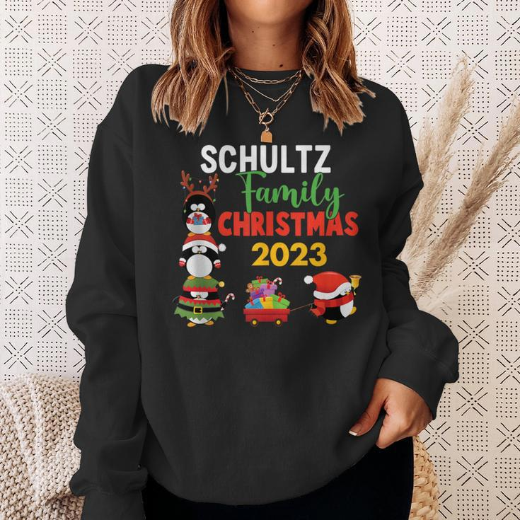 Schultz Family Name Schultz Family Christmas Sweatshirt Gifts for Her