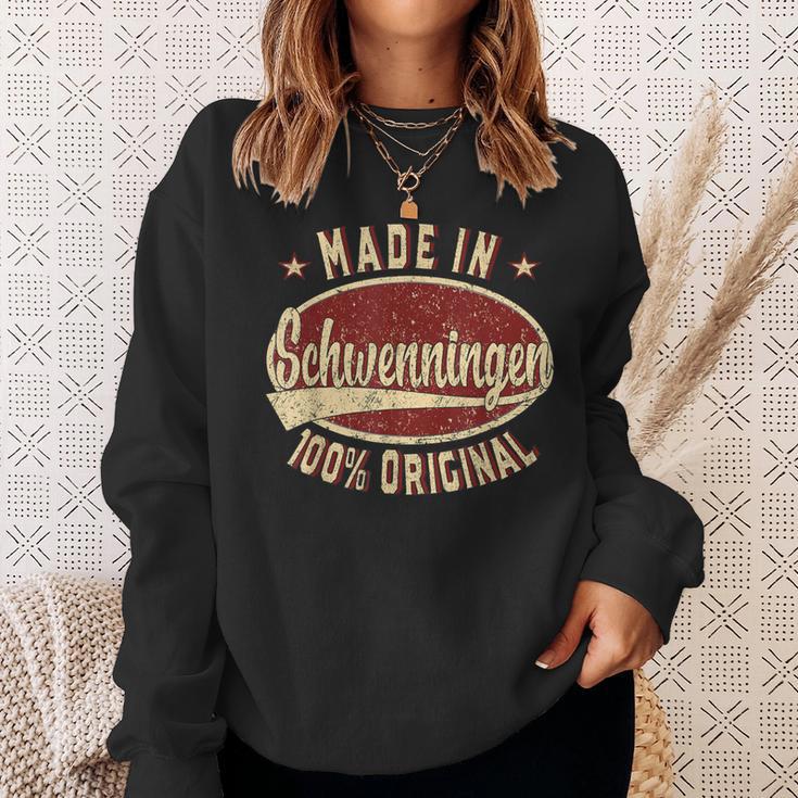 Schwenningen Retro Logo Schwenningen Black S Sweatshirt Geschenke für Sie