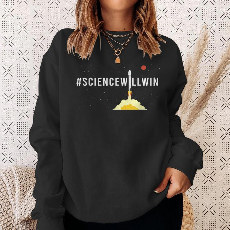 Sciencewillwin Science Will Win Sweatshirt Gifts for Her