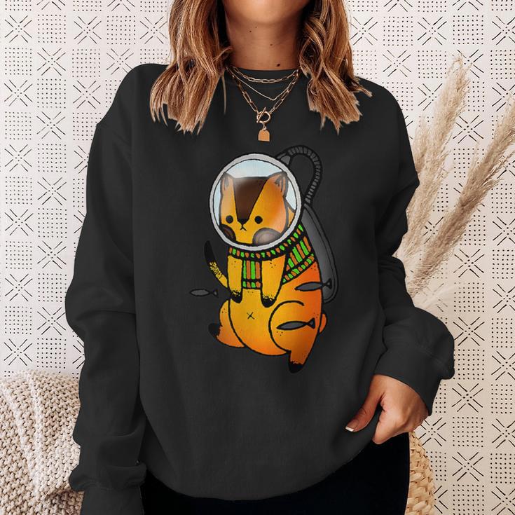 Scuba Diving Men Deep Sea Diving Cat Lover Sweatshirt Gifts for Her