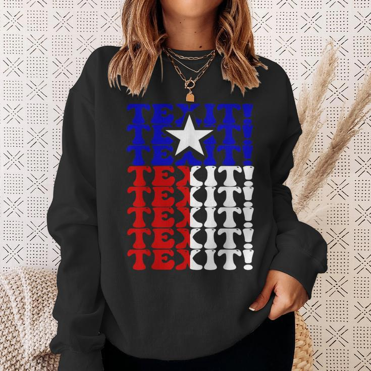 Secede Texas Exit Texit Make Texas A Country Again Texas Sweatshirt Gifts for Her