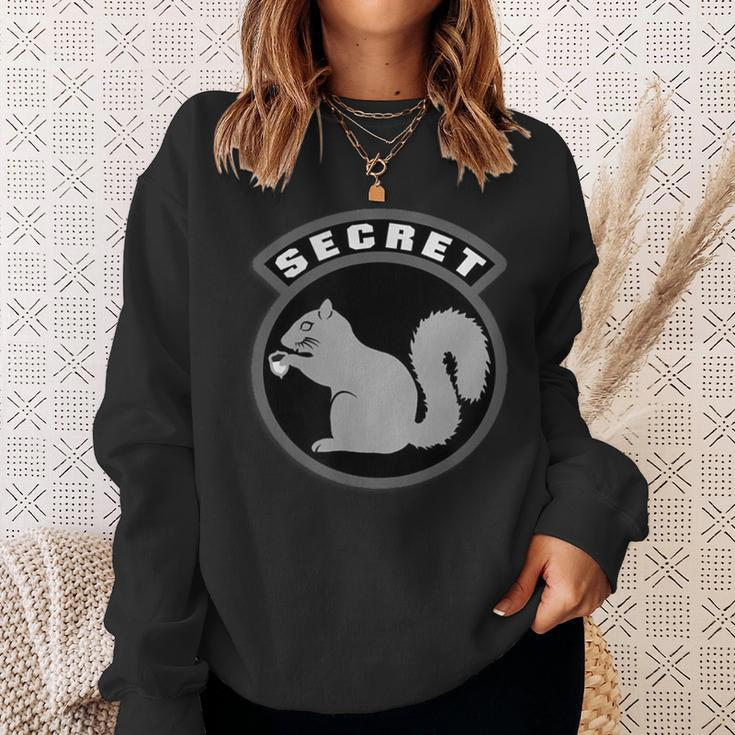 Secret Squirrel Military Intelligence Usaf Patch Sweatshirt Gifts for Her
