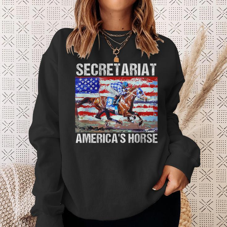 Secretariat America's Horse Sweatshirt Gifts for Her