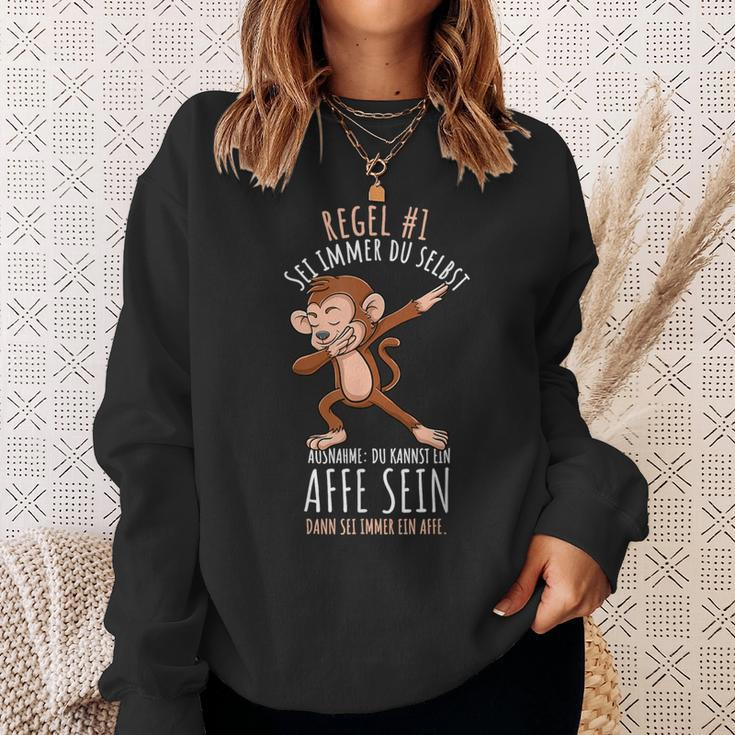 Sei Immer Du Selbst Lustiges Affen Sweatshirt Geschenke für Sie