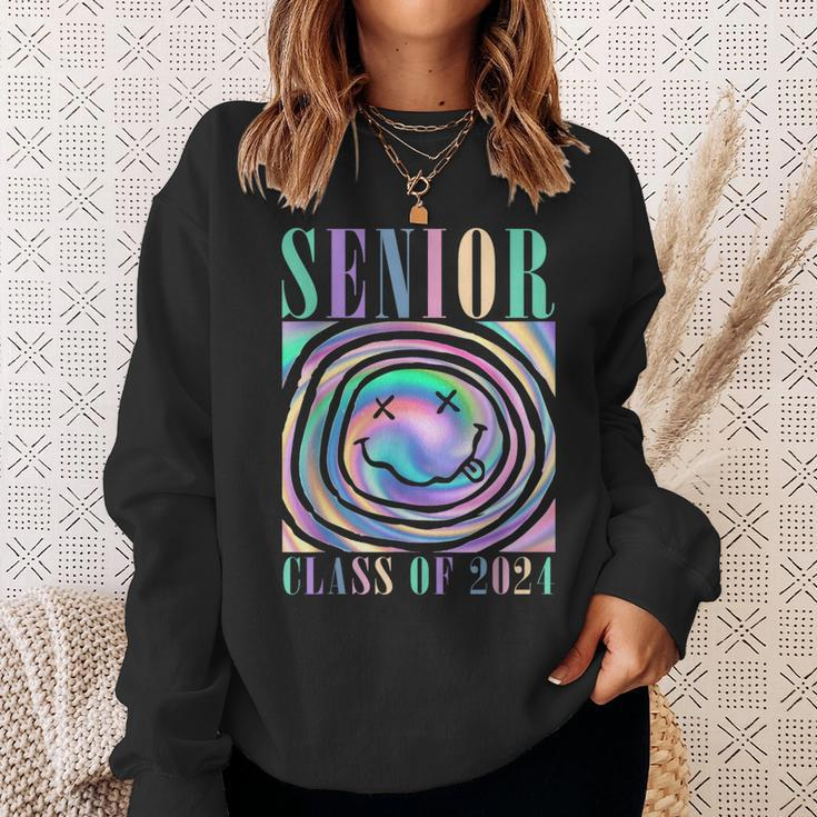 Senior 2024 Tie Dye Senior 24 Graduation Class Of 2024 Sweatshirt Gifts for Her