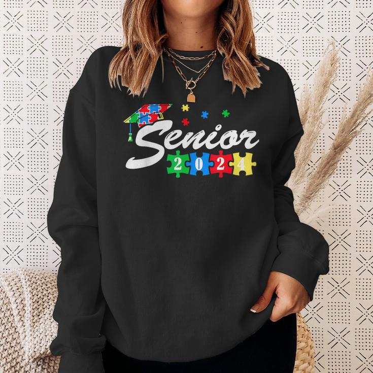Senior Autism Graduate 2024 For Autistic Ns Graduation Sweatshirt Gifts for Her
