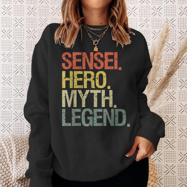 Sensei Karate Judo Sweatshirt Gifts for Her