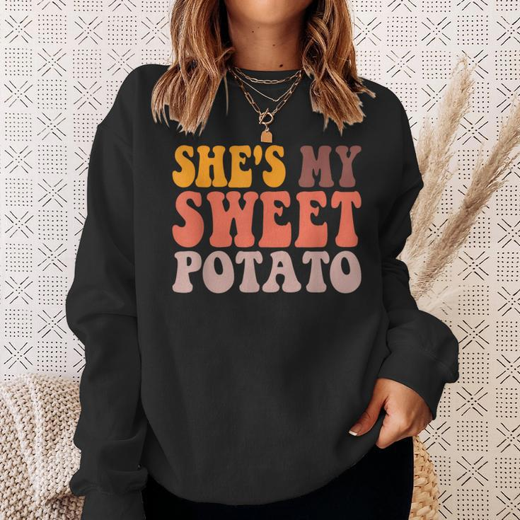She Is My Sweet Potato I Yam Couples Valentine's Day Sweatshirt Gifts for Her