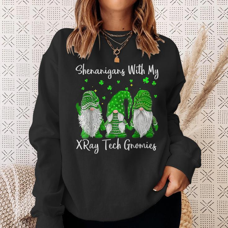 Shenanigans With My Gnomies St Patrick's Day Xray Tech Sweatshirt Gifts for Her