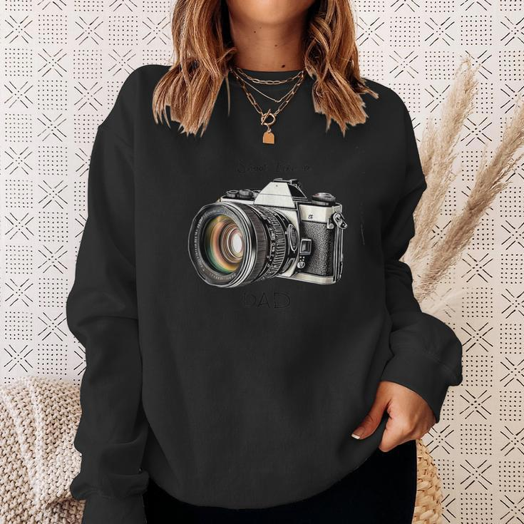 Shoot Like A Dad Vintage Camera Expert & Timeless Moments Sweatshirt Gifts for Her
