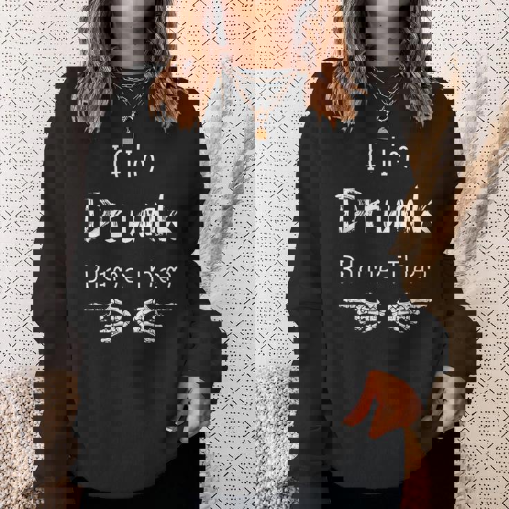 Si Je Suis Bourré C'est Leur Faute Sweater e Cadeaux pour elle