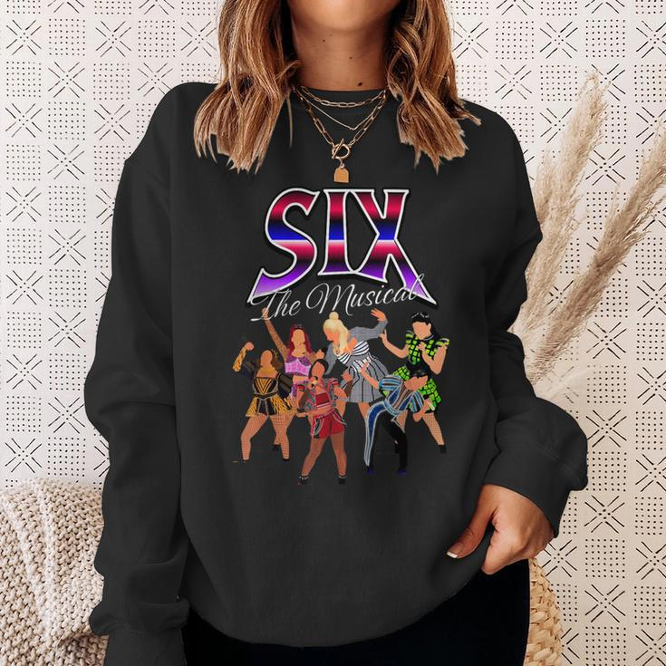 The Six Wives Of Henry Viii Six The Musical Six Retro Sweatshirt Gifts for Her