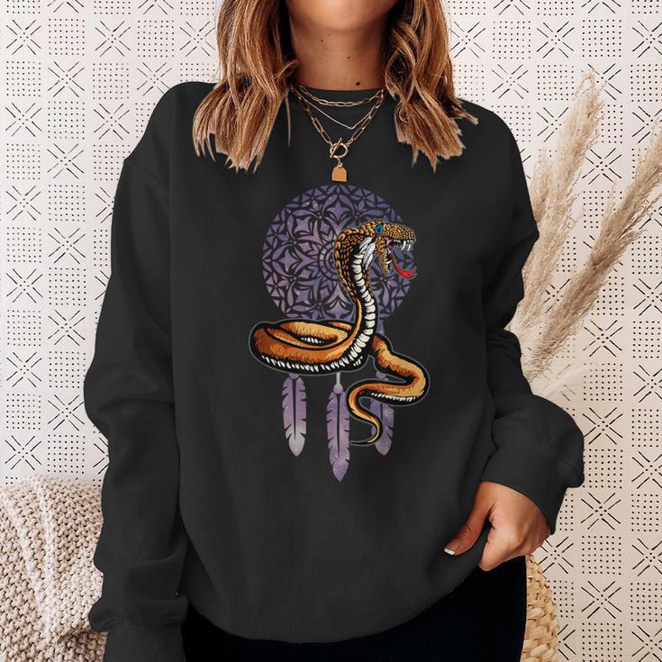 Snake Spirit Totem Indigenous Peoples Day Native American Sweatshirt Gifts for Her