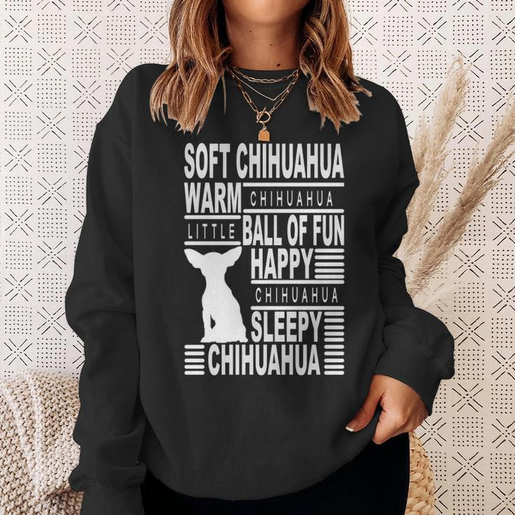 Soft Chihuahua Little Chihuahua Sleepy Chihuahua Sweatshirt Gifts for Her