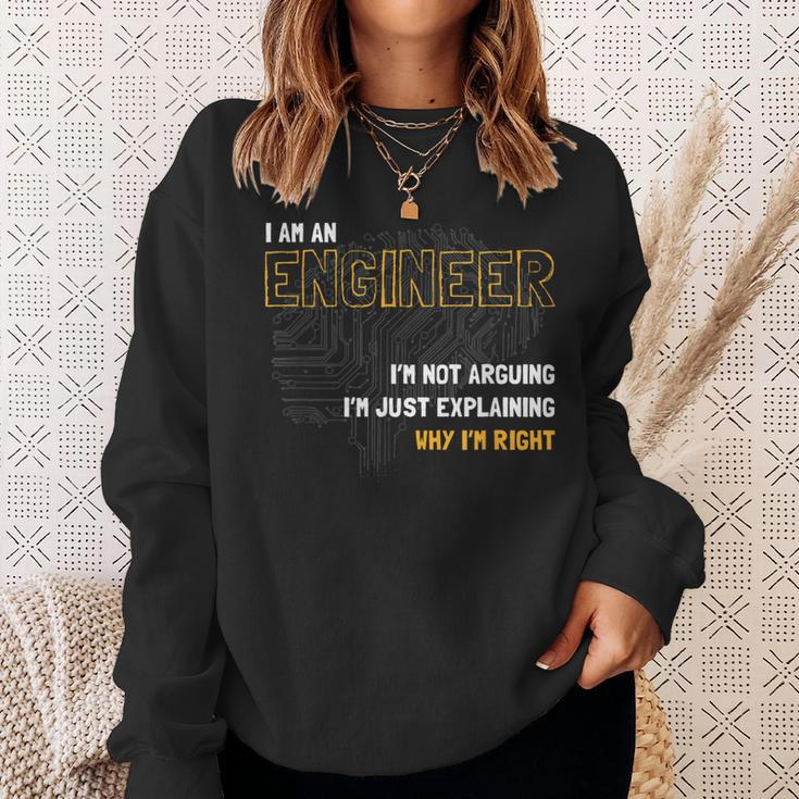Software Developer I Am An Engineer Sweatshirt Geschenke für Sie