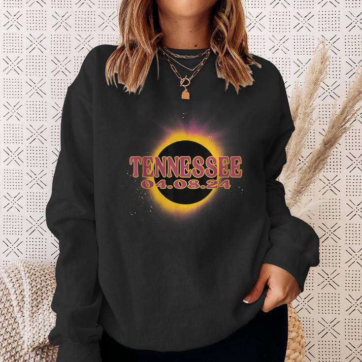 Solar Eclipse 2024 Tennessee America Totality Event Sweatshirt Gifts for Her
