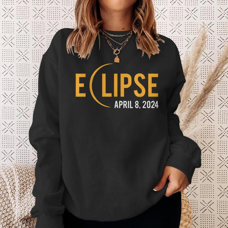 Solar Eclipse 2024 Total Solar Eclipse Phases April 8 2024 Sweatshirt Gifts for Her