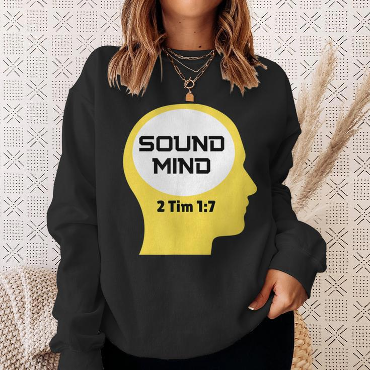 Sound Mind Sweatshirt Gifts for Her